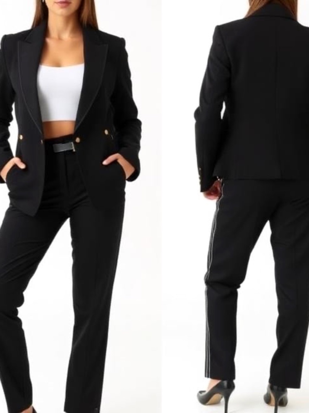 Professional Women's Black Business Blazer, Size- Small/Fall Collection